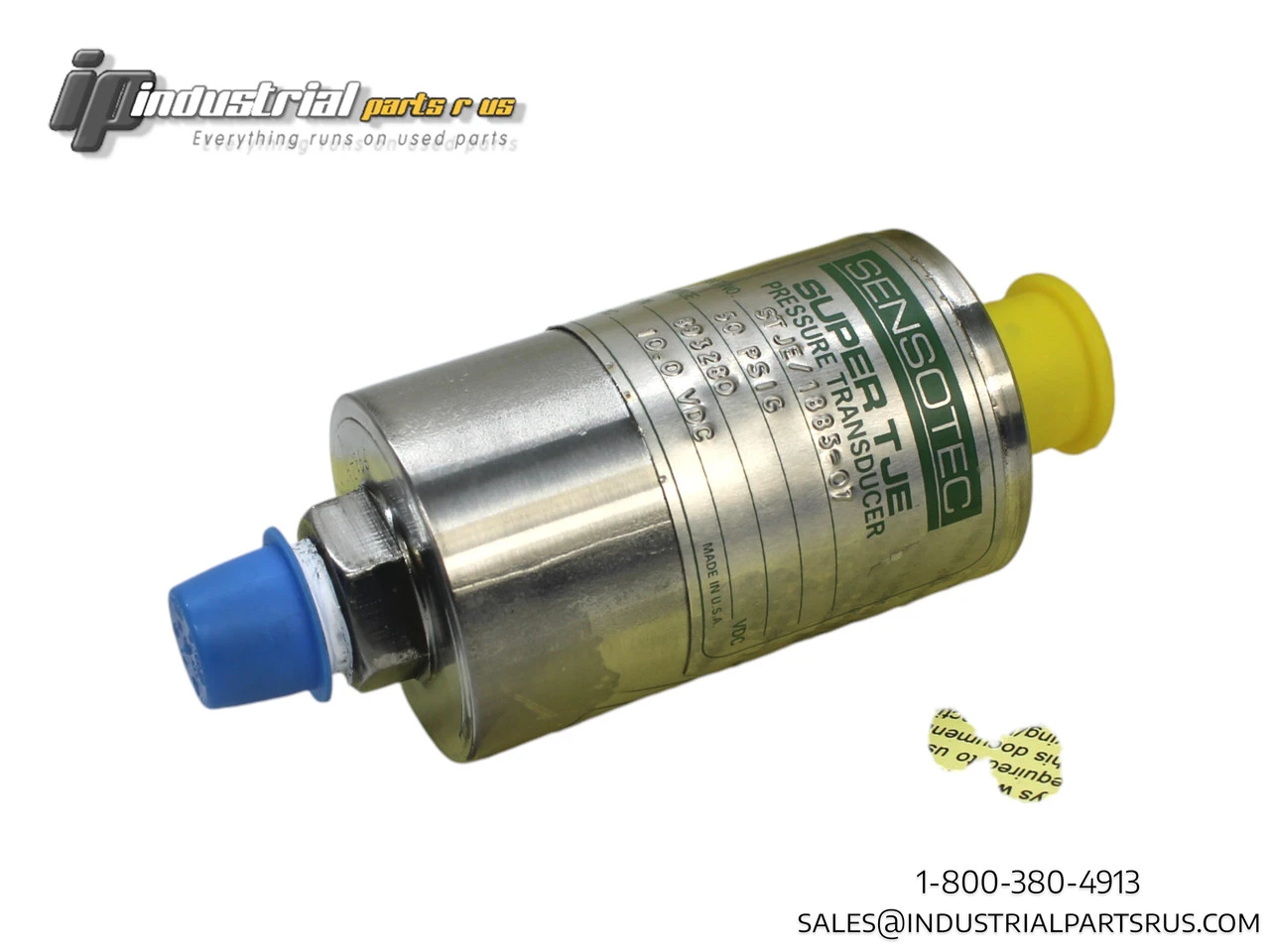 Sensotec STJE/1885-07 Pressure Transducer 50 PSIG 10Vdc
