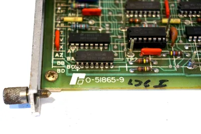 USED RELIANCE ELECTRIC 0-51865-9 CURRENT LOOP PC BOARD 0518659
