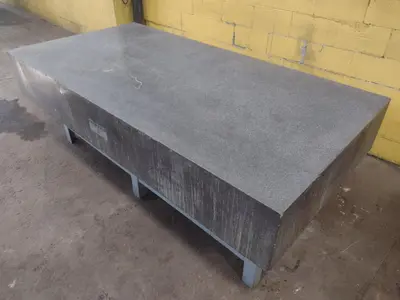 8' X 4' X 14" ROCK OF AGES PRECISION LAYOUT INSPECTION GRANITE TABLE: STOCK #23806