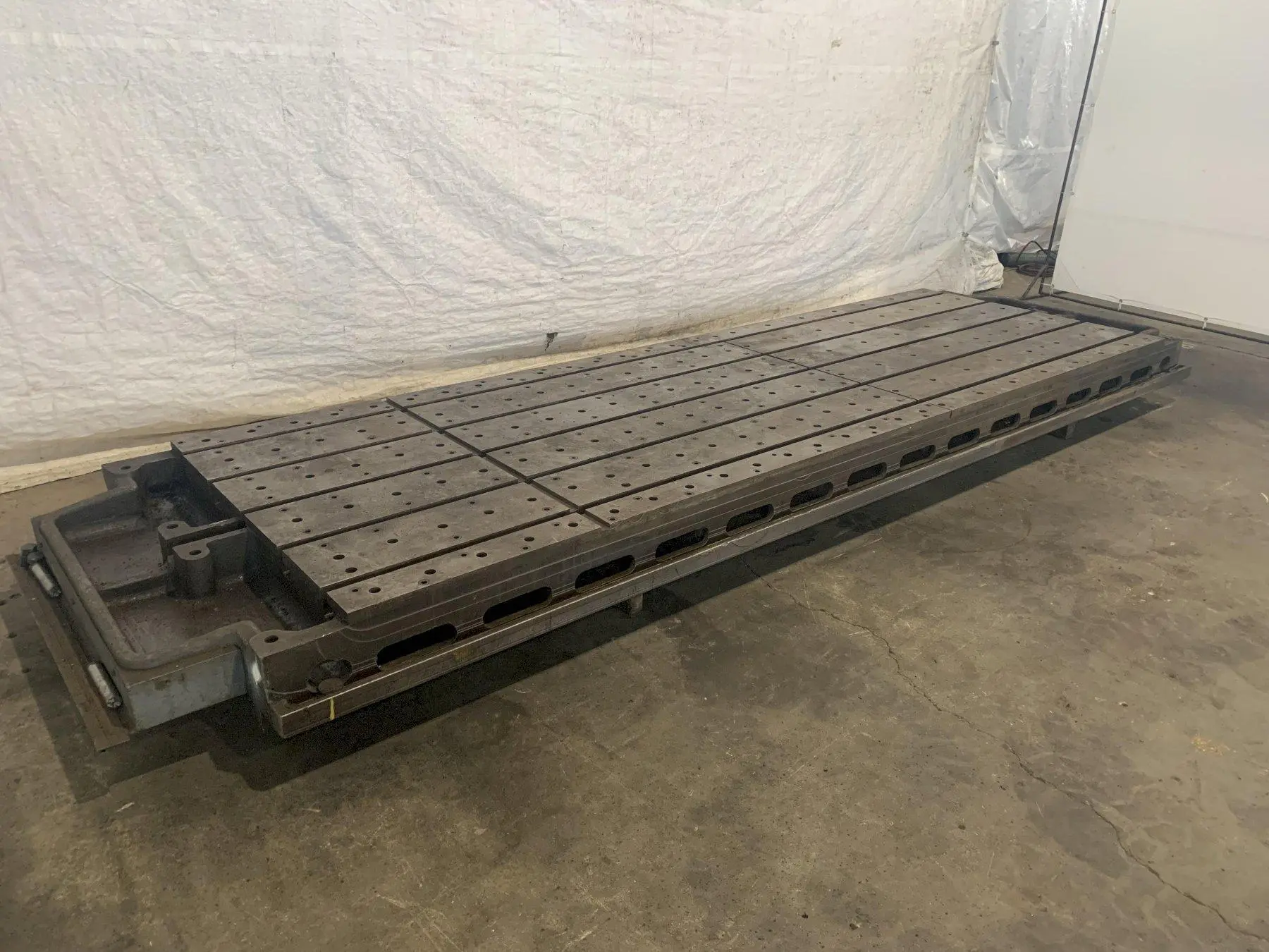 60" X 168" X 9" T-SLOTTED FLOOR PLATE. STOCK # 0416923