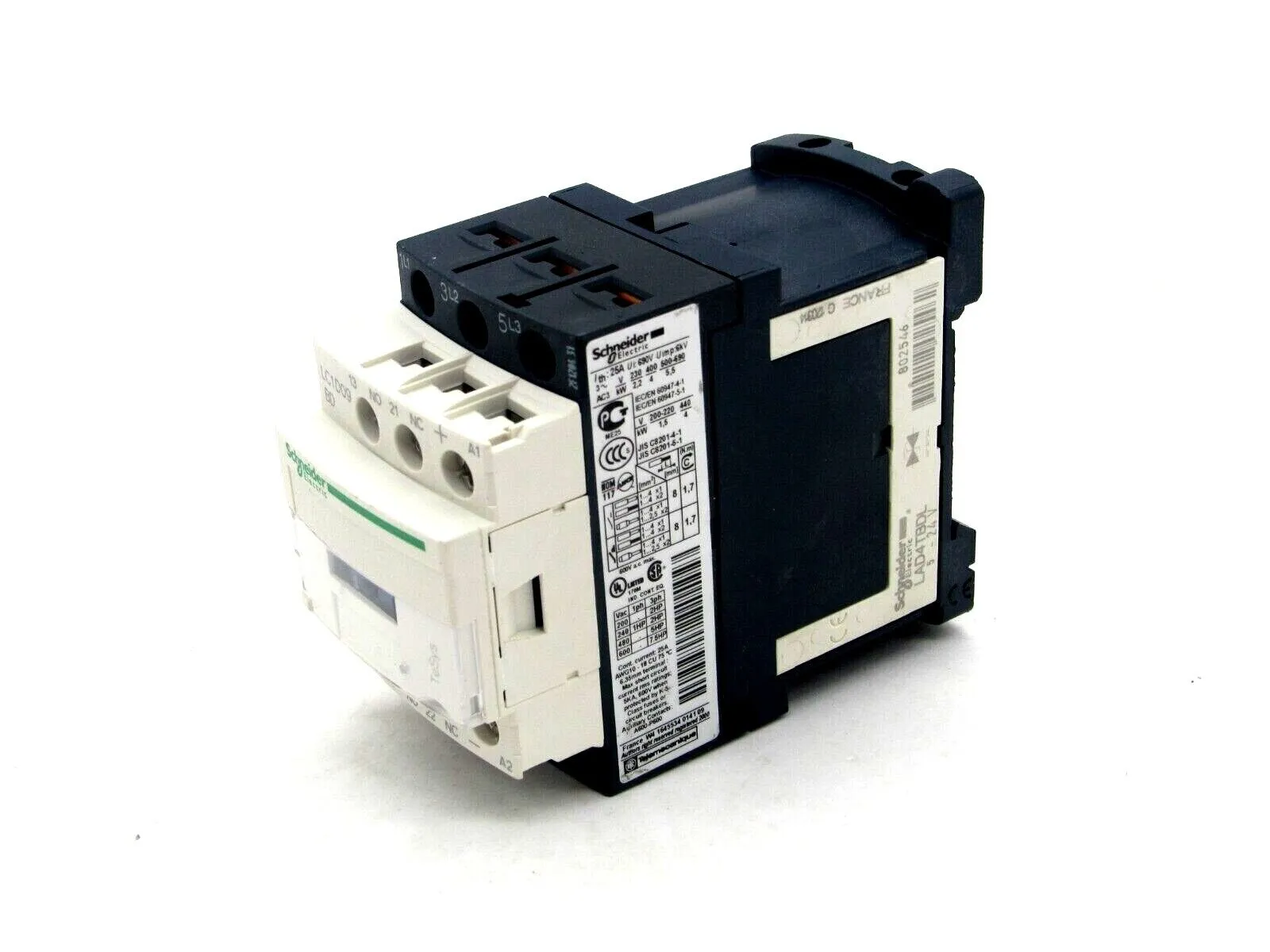 NEW SCHNEIDER ELECTRIC LC1-D09-BD CONTACTOR LC1D09BD