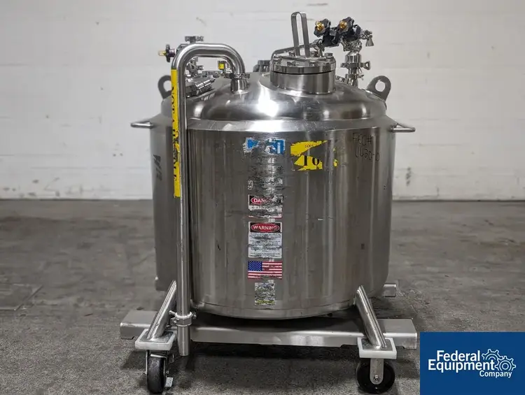 Used DCI Used 600 liter DCI Jacketed Receiver Vessel, Hastelloy C22, 45/150# Stainless Steel Tanks Ohio US | Federal Equipment Company #127217