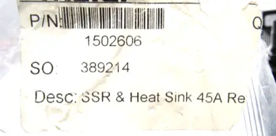 NEW VICONICS 1502606 HEAT SINK