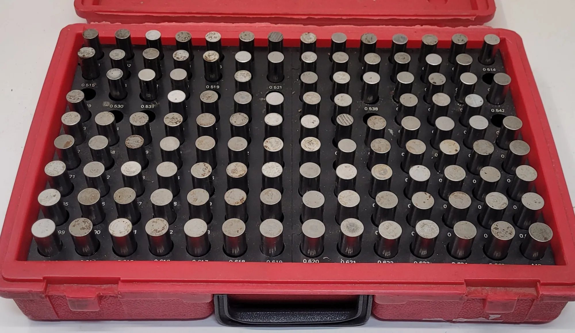 USED MHC M3 Minus Plug Gage Set