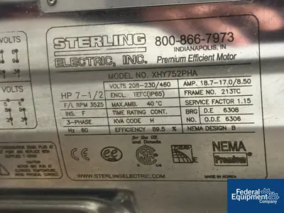 USED Quadro Quadro Comil, H20, 316 S/S, 7.5 HP