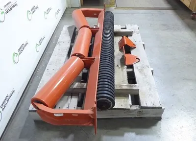 Superior Industries D5-20E-48 Orange Idler Flat Conveyor Roller 48" Surplus