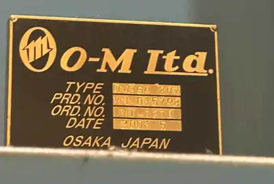 2001 O-M OMEGA 80 M Vertical Boring Mills (incld VTL) | Olympia Technical Services (12)