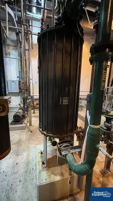 USED GAB Neumann 77.47 Sq Ft GAB Neuman Graphite Block Heat Exchanger, 6.9/6.9 Bar