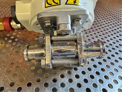 Used PROMATION P1.B-24N4-DC PRECISION ACTUATION VALVE 135 LBS /15NM W/ 3.4" VALVE Valves/Fittings California US | Equipment Lab #1418449