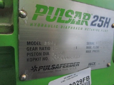 Three(3) used Pulsafeeder Pumps,