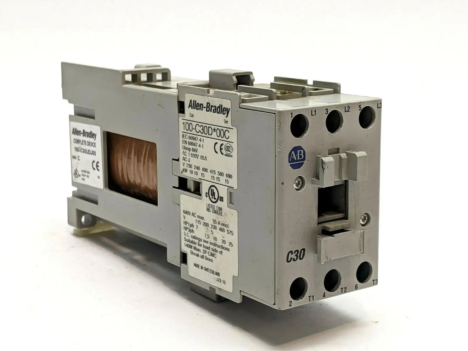 100-C30UDJ00 | Allen Bradley  Ser C Contactor - Used
