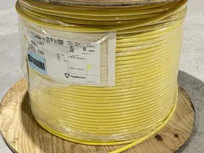 NEW SOUTHWIRE SJTOW SPECIALTY CORD 18 AWG 16 STRAND 4C PVC YELLOW 1000FT