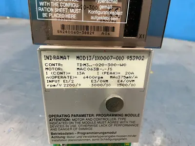Used INDRAMAT TDM 3.2020300 Servo Drives Ohio US | HGR 24 #1323817