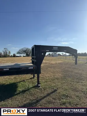 Used 2007 STARGATE FLATDECK TRAILER Flatbed Trailers Oklahoma US | Proxy Equipment #1380412