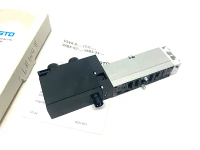 USED FESTO SOLENOID VALVE, 5/3, EXHAUSTED