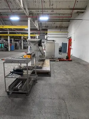 Klockner model LA-500 vertical strip packager