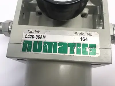 Used Numatics Regulator, 42 Series W/ Gauge, 1G4 Air Pressure Regulators Michigan US | Maverick Industrial Sales #1395791