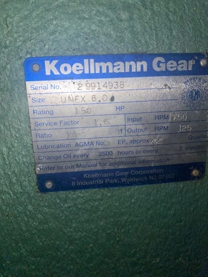 USED 1999 AMERICAN KUHNE 2.5" 30:1 LOW BOY EXTRUDER