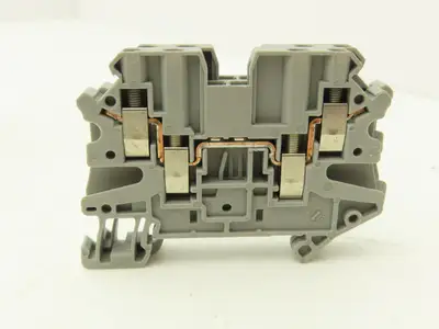 Eaton UT 2.5-4 Feed-Through Terminal Block Gray 4 Wire 150V 20A 2.5mm² Lot of 60