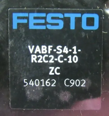 NEW FESTO 540162 REGULATOR PLATE VABF-S4-1-R2C2-C-10