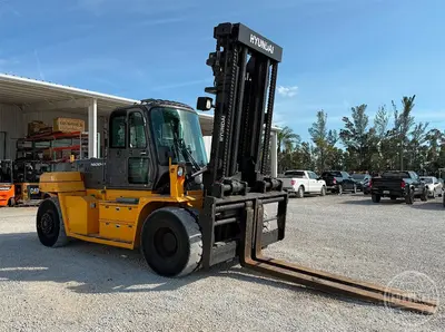 Used 2018 HYUNDAI 160D-9 Internal Combustion Forklifts: Pneumatic Tire Florida US | Forklift Exchange #1274786