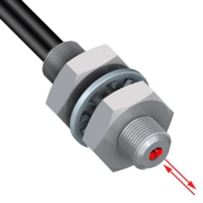 Banner PBT26UHF 61208 Plastic Fiber Sensor, Diffuse Reflective, Core Dia 0.5 mm [New]