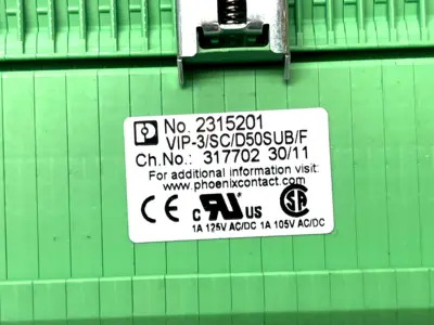 Used Phoenix Contact VIP-3/SC/D50SUB/F Input / Output Modules Michigan US | Maverick Industrial Sales #1462904