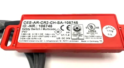 USED EUCHNER MULTICODE SAFETY SWITCH