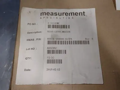 New | in-Stock MEASUREMENT SPECIALTIES 86A3R000000015PA Sensors Ohio US | HGR 24 #1129814