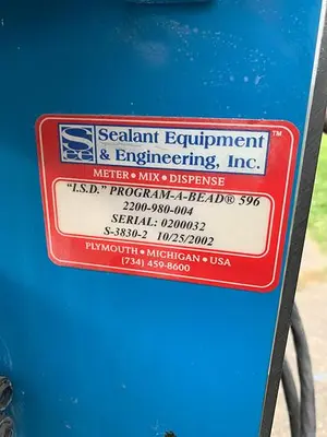 Used 2002 SEALANT EQUIPMENT & ENGINEERING 2200-980-004 Misc Electrical & Power Parts Michigan US | Aucto #1332250