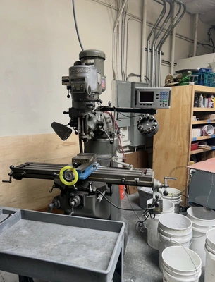 BRIDGEPORT SERIES 1 2HP 9"x48" MILLING MACHINES, VERTICAL | Wheeler Machinery Sales (1)