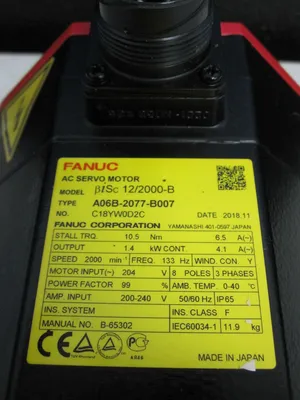 USED 2018 FANUC A06B-2077-B007