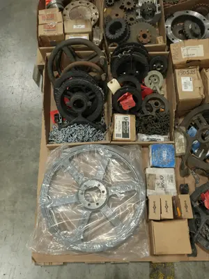 4 PALLETS OF ASSORTED POWER TRANSMISSION