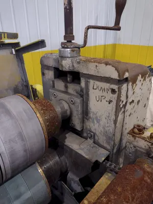 36" YODER POWERED SLITTING HEAD WITH FEED ROLLS: STOCK #22948