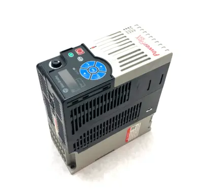 USED ALLEN-BRADLEY SER. A POWERFLEX 525 0.4KW 0.5HP AC DRIVE 3-PHASE