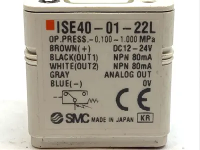 Used SMC Digital Pressure Switch 0.1-1.0MPa 12-24V Pressure Switches Michigan US | Maverick Industrial Sales #1389628