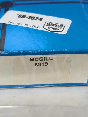 New | in-Stock MCGILL MI19 Misc Electrical & Power Parts Ohio US | Surplus Asset Holdings #1239538