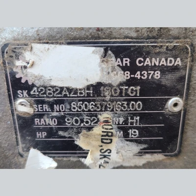 USED NORD GEAR CANADA SK4282AZBH 180TC1