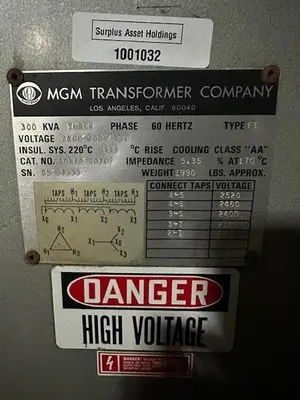 Used MGM _UNKNOWN_ Miscellaneous Equipment (Electrical & Power) Ohio US | Surplus Asset Holdings #1210080