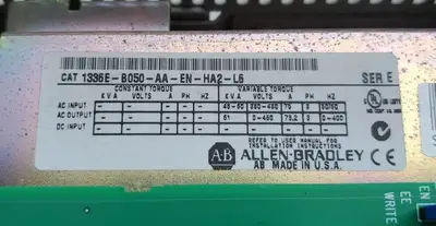 USED Allen-Bradley 1336E-B050-AA-EN-HA2-L6