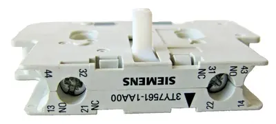 Siemens Auxiliary Contact Block 3TY7561-1AA00 1NO 1NC Snap On Mount