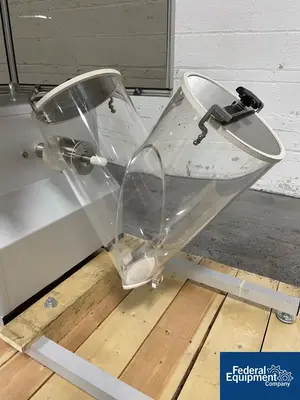 USED Patterson-Kelley 16 Quart P-K Twin Shell Lab Blender
