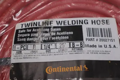 NEW Grade R TwinLine Welding Hose 20027151 1/4 in x 25 ft STOCK H1198