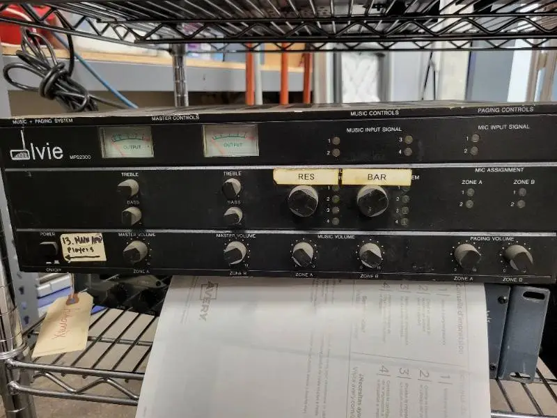 Ivie MPS2300 Music and Paging System Amplifier