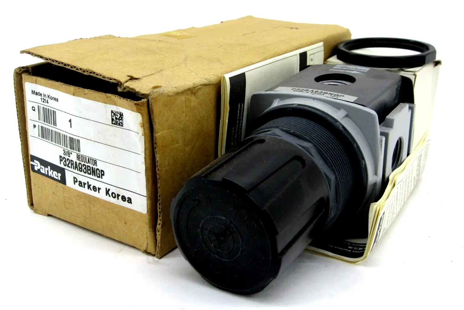 NEW PARKER P32RA93BNGP REGULATOR W/GAUGE