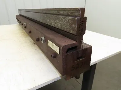 Press Brake U Punch Die Set 50-13/16" Long 3/4" OD 3/8" Deep Safety Tang