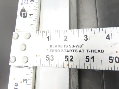 Hydro 6061-T6511 Aluminum Rectangle Bar Stock 2"x 4"x 118"L 94Lbs