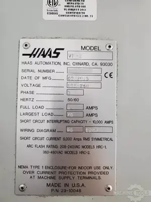 USED 2015 HAAS VF-1