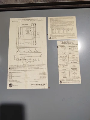 Allen Bradley 40 x 23 x 9 Enclosure 4PW 530-SAB 150hp Motor Starter Cabinet