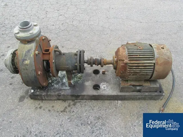 Used Wanner Engineering 4" X 3" Stan-Cor Centrifugal Pump, Type A40, KYNAR Pumps Ohio US | Federal Equipment Company #125968